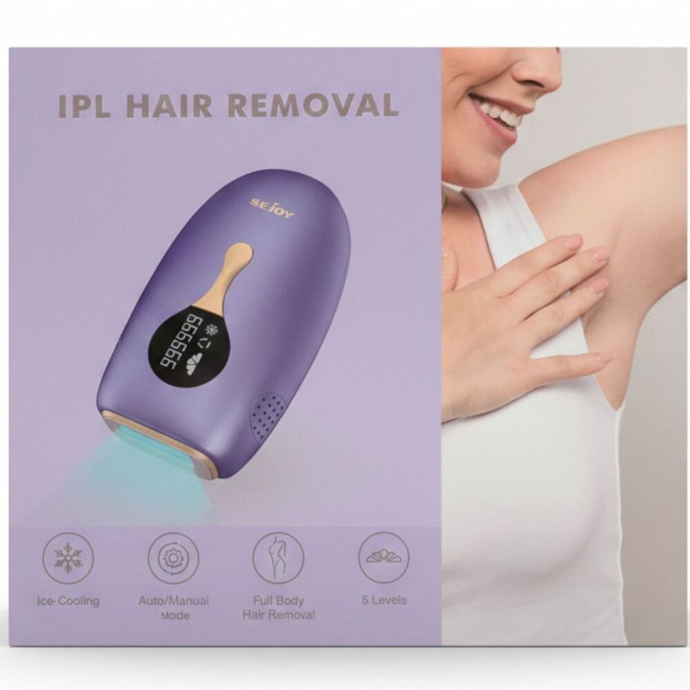 New Sejoy IPL Full Body Laser Permanent Painless Ice Cooling Hair Removal Device